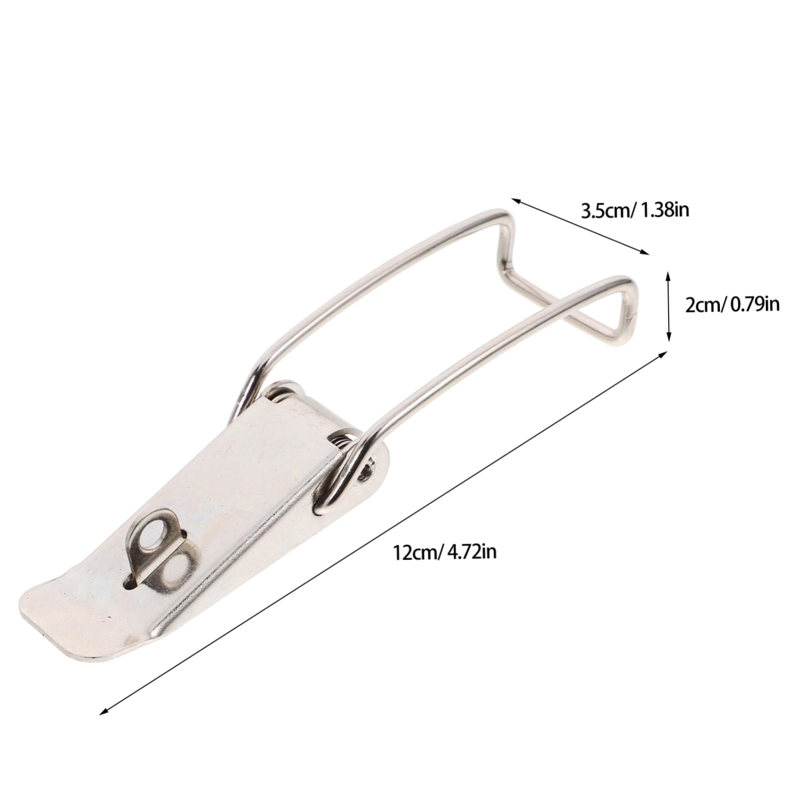 PRETYZOOM Duckbill Fastening Spring 6pcs Latch Buckle for Door Hinge Key Latch Easy Operation