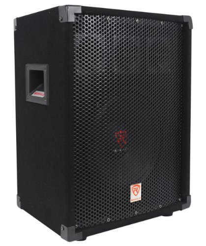 Rockville RSG10 10' 400W 2-Way 8-Ohm Passive Pro DJ PA Speaker, 10' Woofer, 3 Piezo Tweeters, Rugged Build, Portable for Live Events