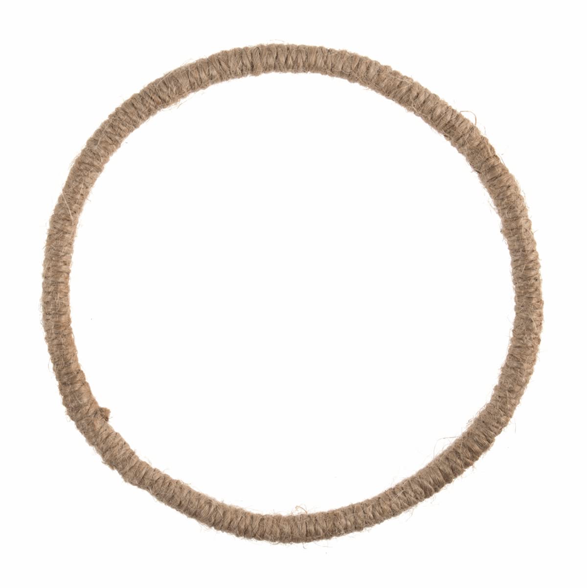 Groves Mini Wreath Base - Jute Wrapped Wire x 14cm/5.5in - Christmas Florist Craft Form