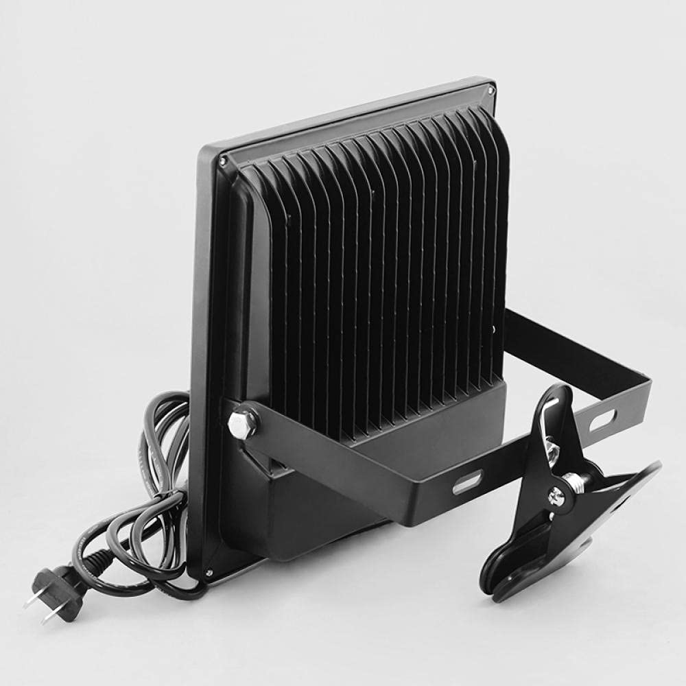 Clip-Lichter Klemmlampe Klemmleuchte Clip Schreibtischlampe Ip65 Outdoor-Flutlicht-Led Mit Clip-Steckkabel Wasserdichte Nachtmarkt-Lichtschild-Spot-Lichtgrill Bbq-Kabine-Licht-50W 10 M Steckkabel Mit