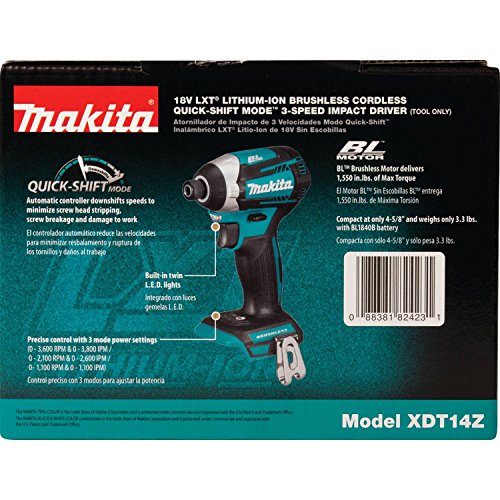 Makita XDT14Z Brushless Impact Driver