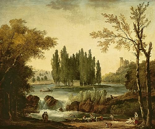 Cuadro de Ermenonville Hubert Robert lienzo ideal para decorar salones amplios