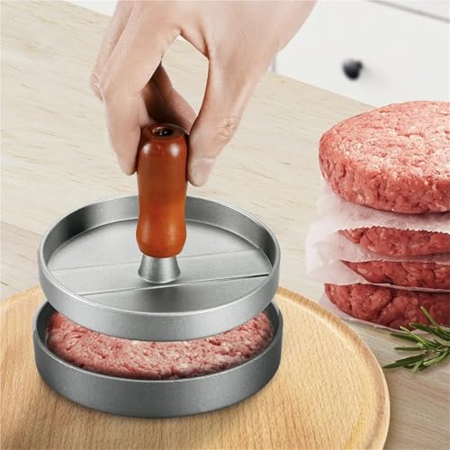 Prensa antiadherente for hamburguesas que evita que la carne se pegue al cocinar 5
