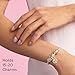 PANDORA Moments Heart Clasp Snake Chain Bracelet - Compatible Moments Charms - Gift for Her - Sterling Silver Yellow Gold - With Gift Box - 7.1