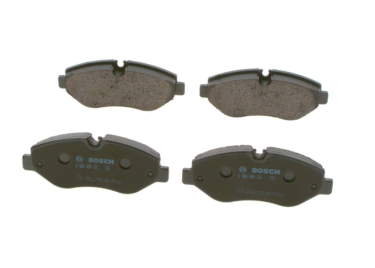 Bosch BP1031 - Plaquettes de Frein Avant pour Voiture - Jeu de 4 | Qualité Bosch - Réduction du Bruit et de la Poussière - Certifié ECE-R90 - Sans Cuivre - Avec Accessoires