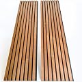 2 Pack Wood Slat Acoustic Wall Panels 47.2" x 11.8" Sound Absorbing Panels for Interior Decor and Room Acoustic Treatment Panel for Ceiling and Wall (Walnut)