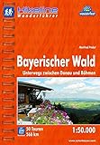  Hikeline Wanderführer Bayerischer Wald. Unterwegs zwischen Donau und Böhmen. 1:50.000, 566 km, wasserfest, GPS-Tracks Download