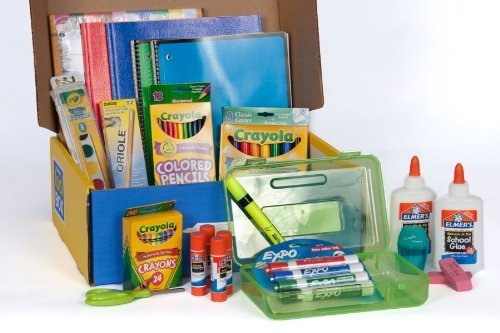 School Tool Box First Grade Mega School Supplies Kit in Keepsake Box