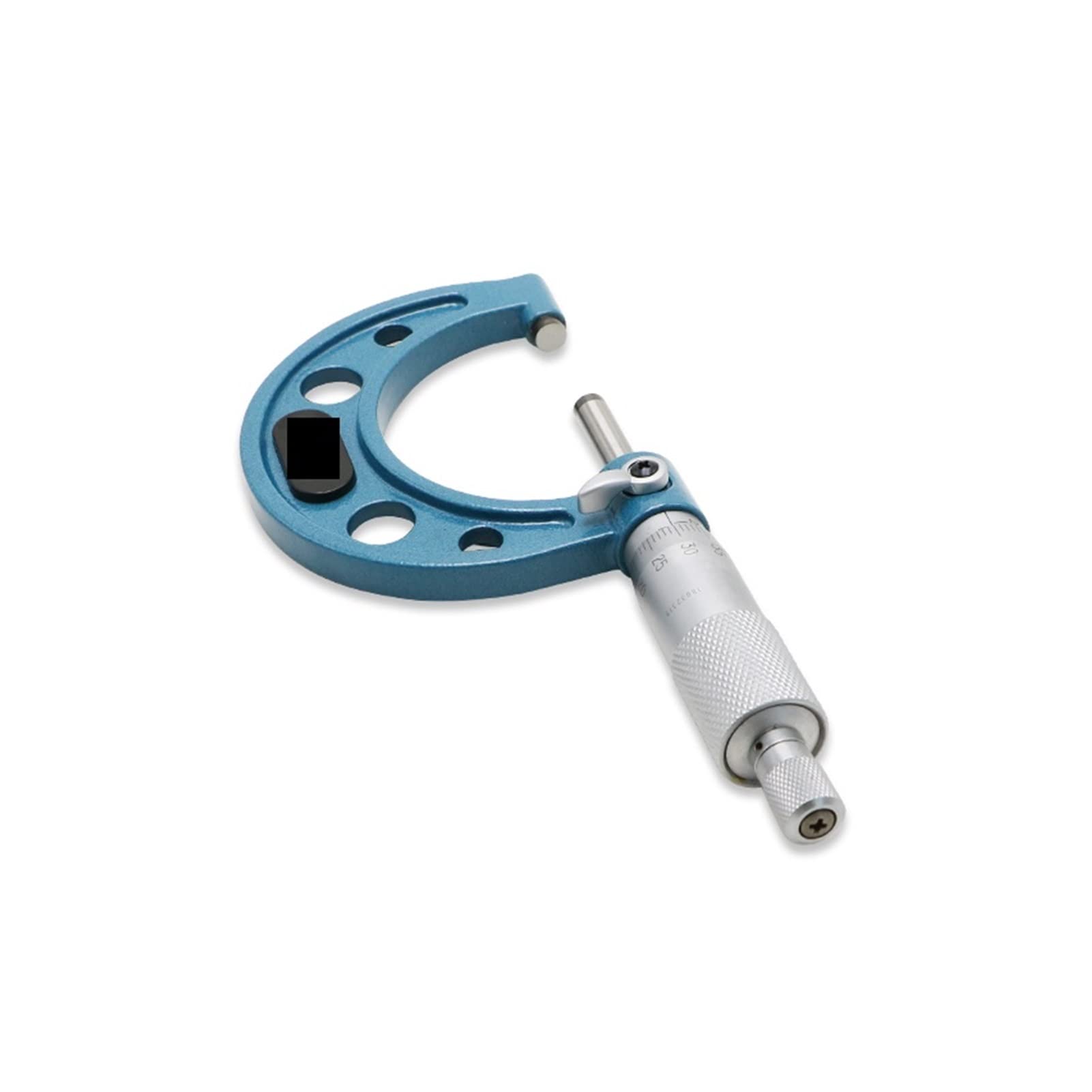 Micrómetro métrico 0.01 mm Micrómetro exterior azul 0,01 mm Herramientas de medición de calibrador(75-100mm)