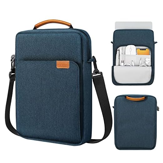 MoKo 13.3-14 Inch Laptop Sleeve Bag Fits Macbook Pro 13" M2 2022/Pro M1 Pro/M1 Max 14.2 2021, Macbook Air 13.6" M2 2022, Tab S8 Ultra 14.6", Handle Carrying Case with Shoulder Strap, Indigo