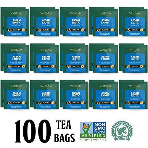 Vahdam, Darjeeling​ Black Tea Leaves​ From Himalayas (9Oz) + Assam Exotic Black Tea - 100 Tea Bags | 100% Certified Pure Black Tea, Rich & Malty | Grade Loose Leaf Tea | Value Pack | Make 220+ Cups #TOP3