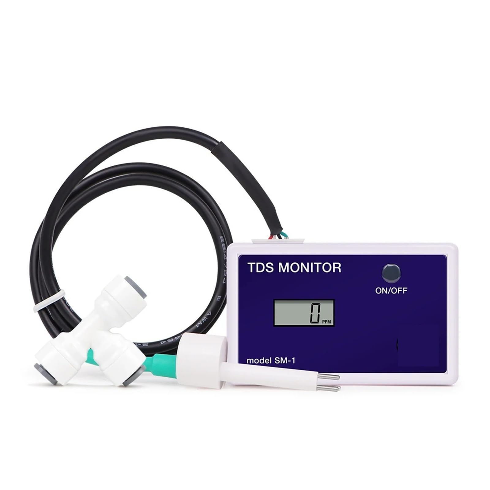 Medidor de TDS Simple y Triple SM1, comprobador de Calidad del Agua en línea, Monitor Digital de oxígeno disuelto y salinidad.