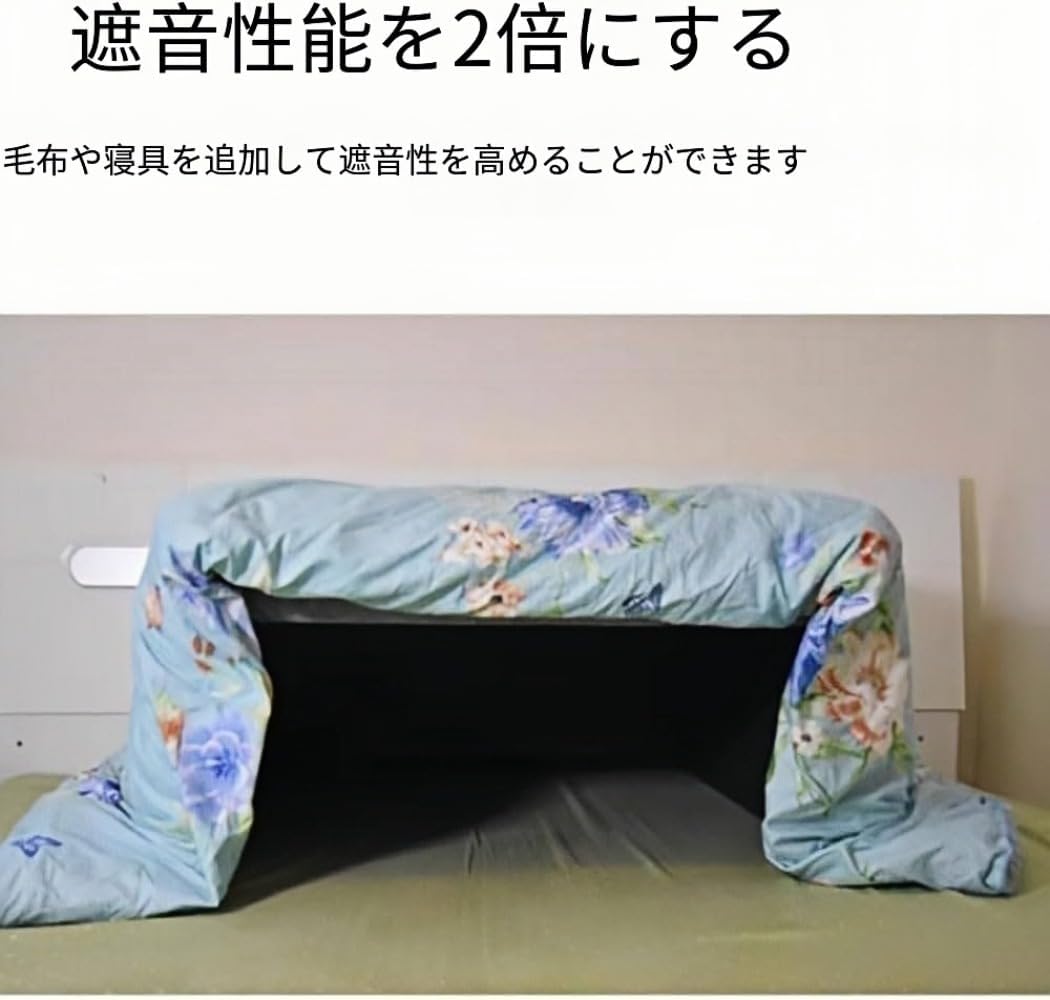 Negosu 睡眠用 プライベートテント コンパクト 折りたたみ 静音仕様 くつろぎ空間 ベッドテント 室内用 [並行輸入品] 【年末大感謝祭全店15％OFF限定!!p2限定!!】テント 一人用 大人 秘密基地 室内 ハウス 寝具 クッション付き 室内用テント プライベート簡易個室 畳用 ドーム型 耳付き 家族 隠れ家 子供用 避難所用 個室 遮光 遮熱 川 庭 公園 室内 簡易個室 折りたたみドーム型 耳付き