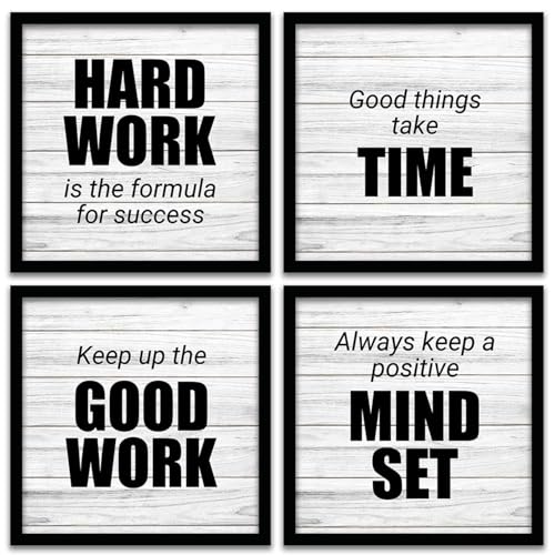 Image of kotart Wood - Frames For Wall Decor - Photo Frames For Wall Decoration - Motivational Wall Poster With Frame - Quotes Wall Frames For Home And Living Room (Art 2, 13x13 inch)