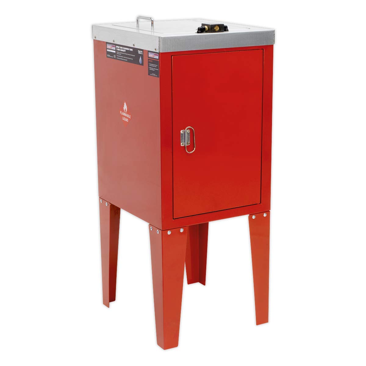 Sealey Sm24/1 Spray Gun Cleaning Tank 1 Gun Capacity