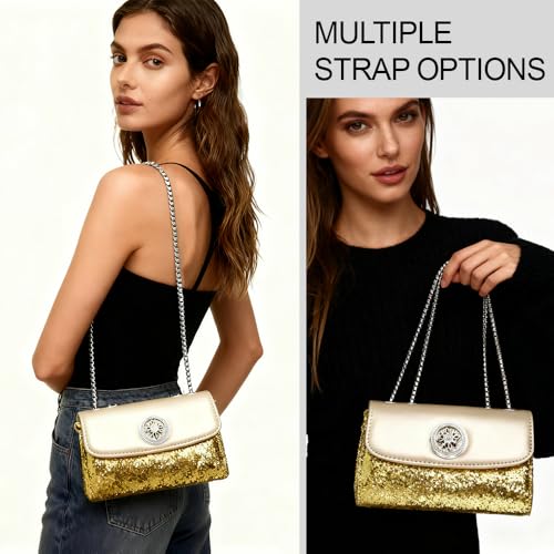 Image of Shoulder Bag for Women, Faux Leather Women's Shoulder Handbags, Fashionable Tote Purses for Women