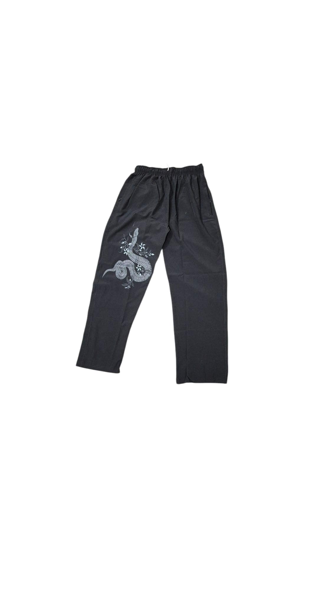 Mens ns Lycra Lowers Pajama with Propper Size A1 Priting Branded Looks (1, Grey, XL)-image-3
