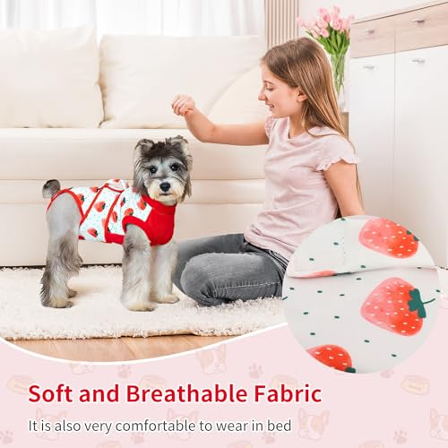 Image of Dog Recovery Suit After Surgery, Dog Surgery Suit Female Spay Recovery Suit for Small Medium Dogs, Prevent Licking Dog, Dog Wound Care Shirt Cone Alternative for Wound Protection(M)