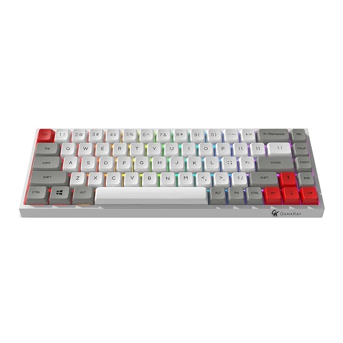Buy GK GAMAKAY TK68 Mechanical Keyboard, 68 Keys Triple Mode Connection