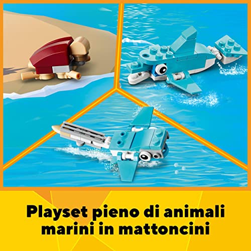 Creator Surfer Beach House, Kit di Costruzione in Mattoncini 3 in 1, Faro e Casetta con Piscina e Animali Giocattolo, Giochi per Bambini e Bambine da 8 Anni in su, Idea Regalo Creativa 31118 - Lego - Immagine 6