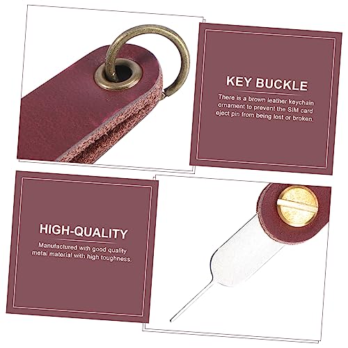 Outanaya 1 PC Pino De Abertura Do Cartão Do Telefone Móvel Pino De Ejeção De Metal Prático Ejetar Pi