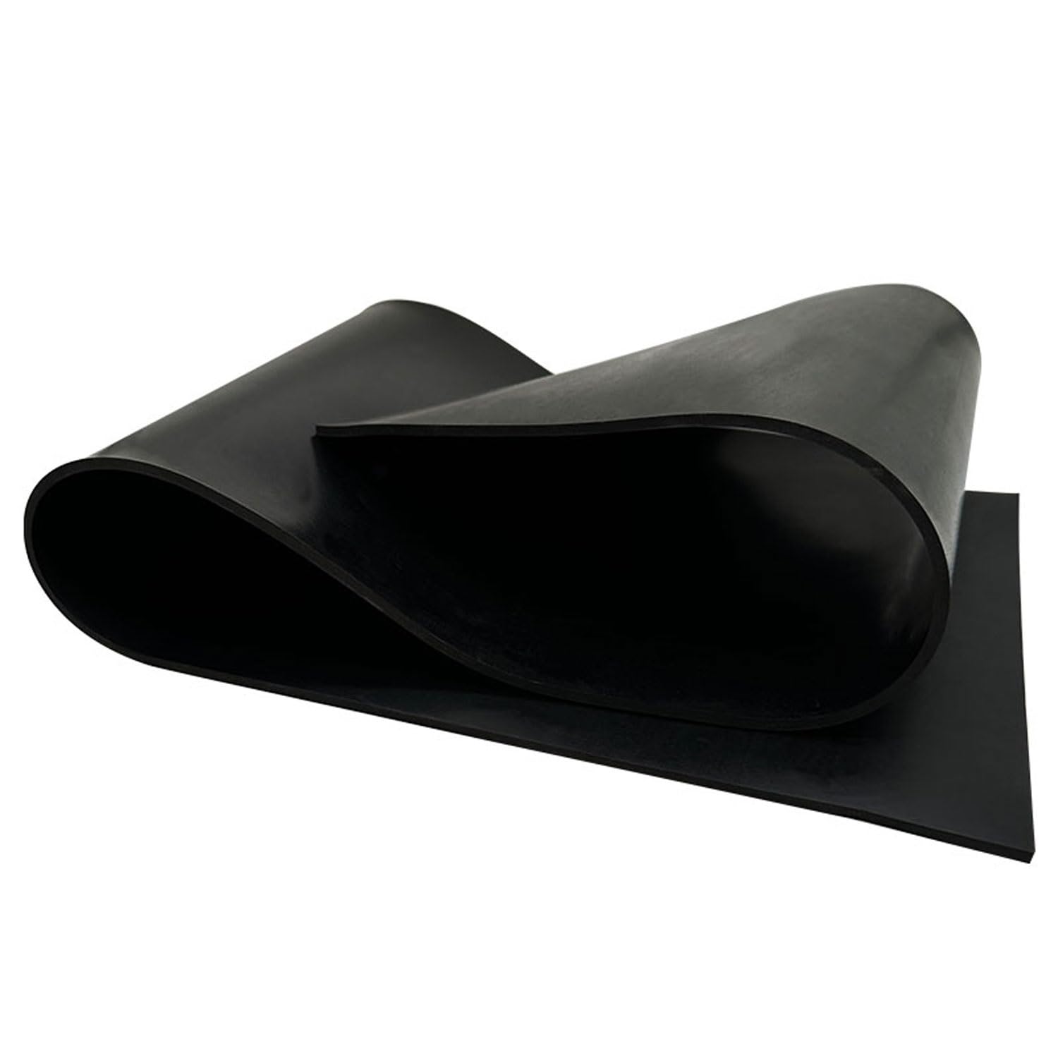 Neopren Platte Gummi 50x50cm Schwarz für Dichtung Schutz und Basteln