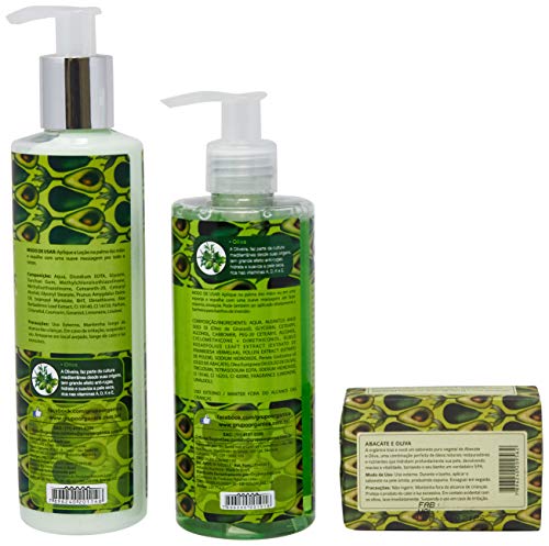 Kit Banho Orgânica Meu Momento Abacate & Oliva, Organica