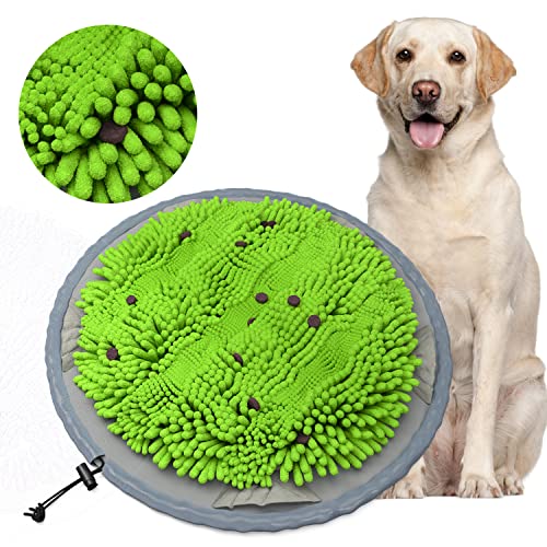 Snuffle Mat For Large Dog, 18.5 Inch Digging Toys Feeding Mat for Natural Foraging Skill Training, Anti-Torn Design Dogโฆ