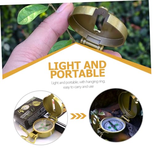 Brújula portátil para camping y senderismo miniatura 7