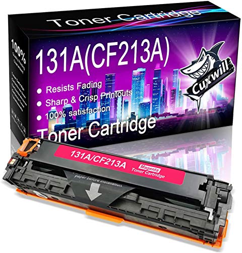 Cuxwill Compatible Toner Cartridge Replacement for HP 131A CF213A, Works with HP Laserjet Pro 200 Color Printer M251nw, MFP M276nw - Magenta
