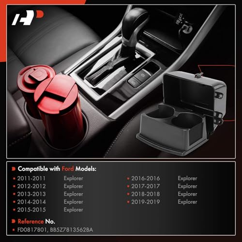 Portavasos trasero para asiento A-Premium compatible Ford Explorer miniatura 2