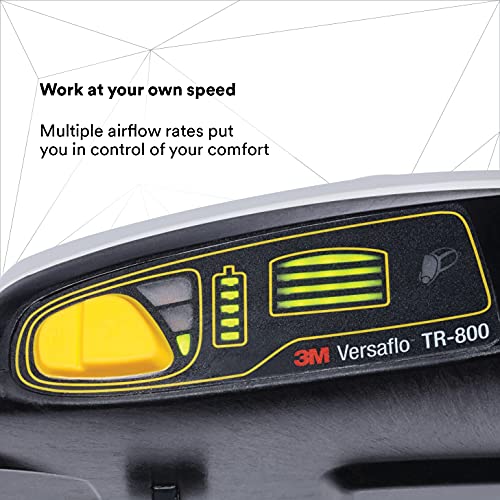 3M Papr, Versaflo Powered Air Purifying Respirator Assembly Tr-814N, Includes Intrinsically Safe Unit And Battery, Airflow Indicator, Easy Clean Belt, And Breathing Tube, 1/Case #TOP3