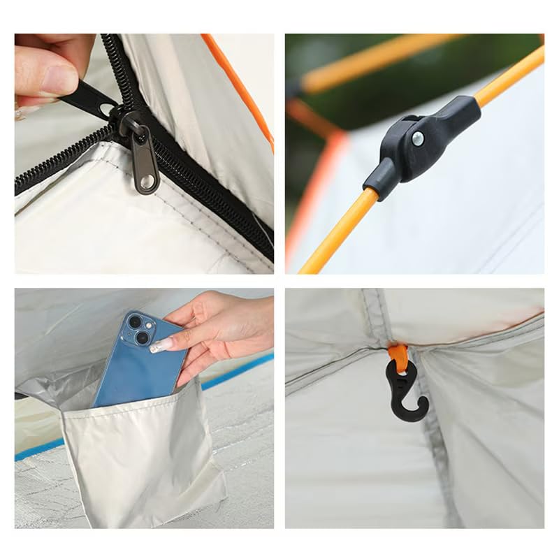 Carpa instantánea pop-up para camping 2-3 personas miniatura 5