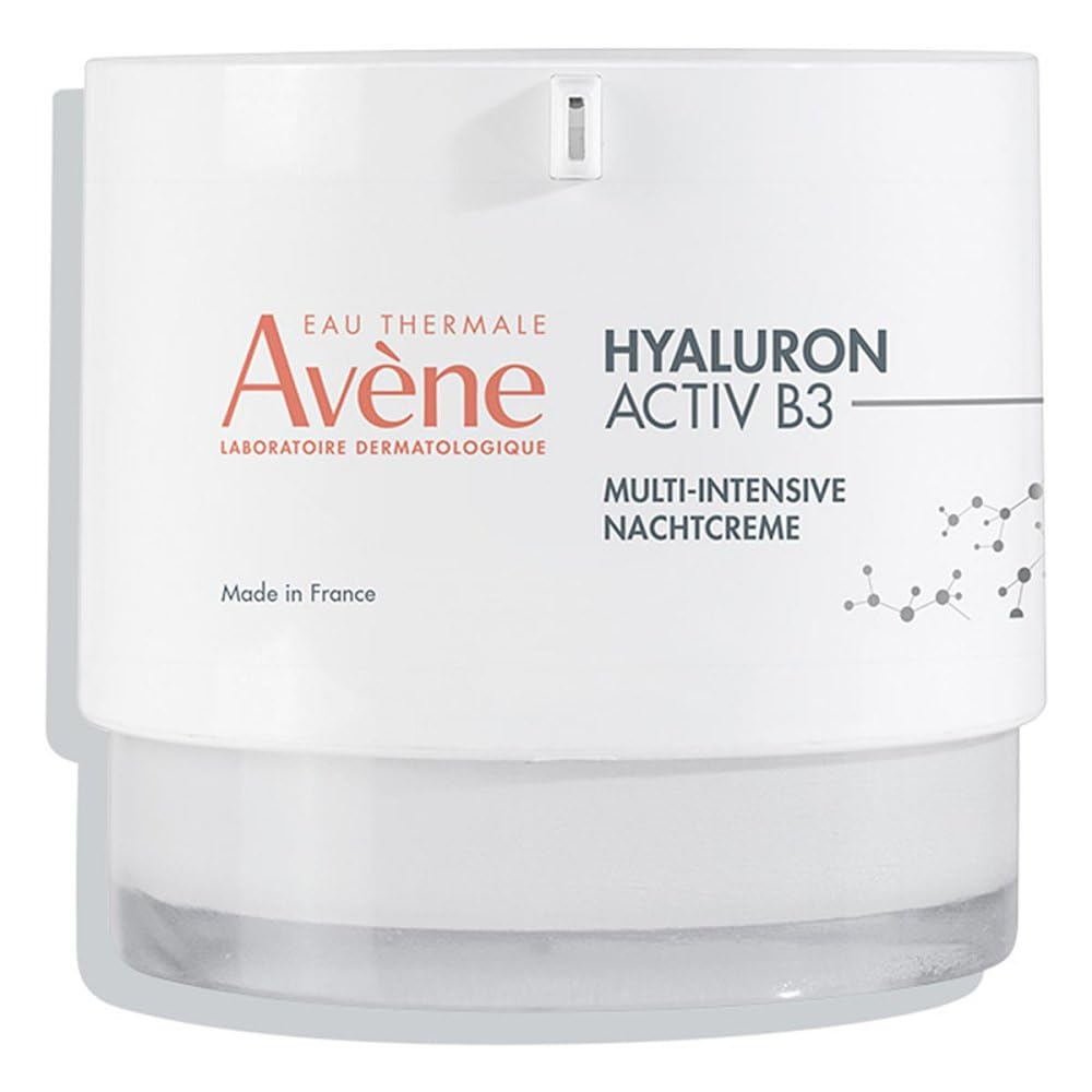 Avène Hyaluron Activ B3 Multi-intensive Nachtcreme - Anti-Aging Pflege gegen Falten mit Niacinamid, 40 ml Crema