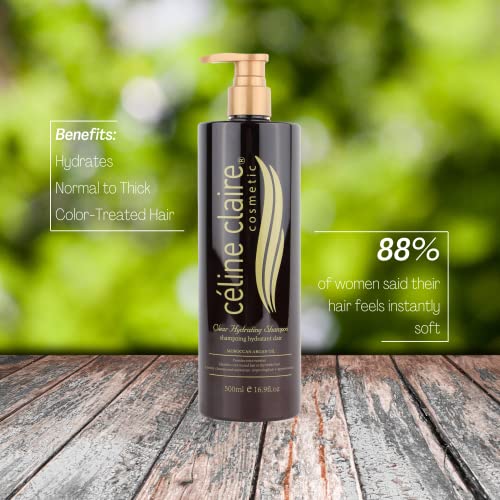 Celine Claire Hydrating Shampoo For Colored Hair | Moisturizing Keratin Shampoo, Organic Shampoo - Moisturizes Dry Hair, Prevent Breakage, Protects Hair Color From Sunshine - Paraben Free #TOP1