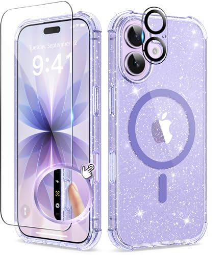 Coque à paillettes iPhone anti-jaunissement et antichoc intégrale