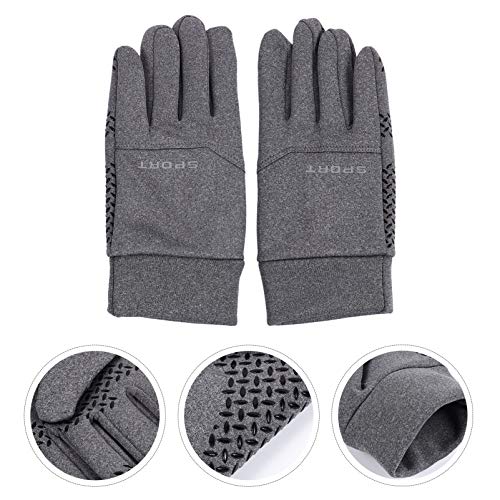 Amosfun Luvas de Ciclismo de Inverno Luvas de Mountain Bike Luvas Touch Screen Luvas à Prova de Vent