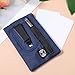 XLIUAX Money Clip, RFID Belt Wallet Travel Wallet Blocking Clip Pocket for Cards Pickpocket Hidden Clips Stash Credit Card Holder Compact Thin Anti-Theft for Traveling(Dark Blue)