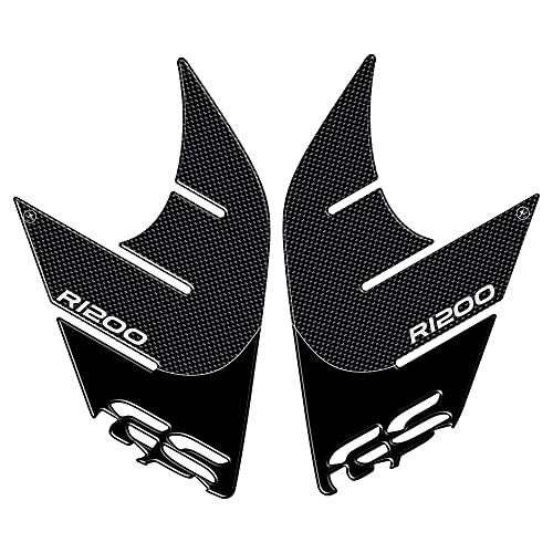 labelbike - 2 3D Gel Resin Stickers Decorations and Side Protections of Motorcycle Tank Compatible with BMW GS R1200 2013-2016