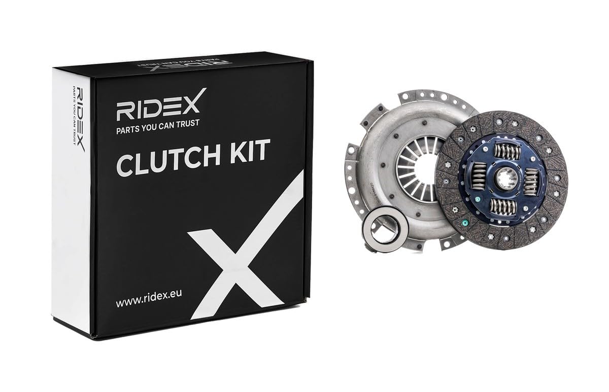 RIDEX 479C0173 Kit de embrague con cojinete de desembrague con plato de embrague Compatible con CHEVROLET SPARK M300