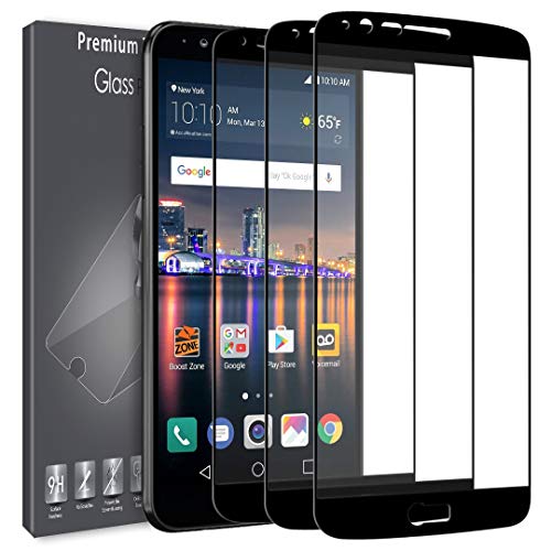 [3 Pack] LK Screen Protector for LG Stylo 3, [Full Cover] [Japan Tempered Glass] 9H Hardness with Lifetime Replacement Warranty