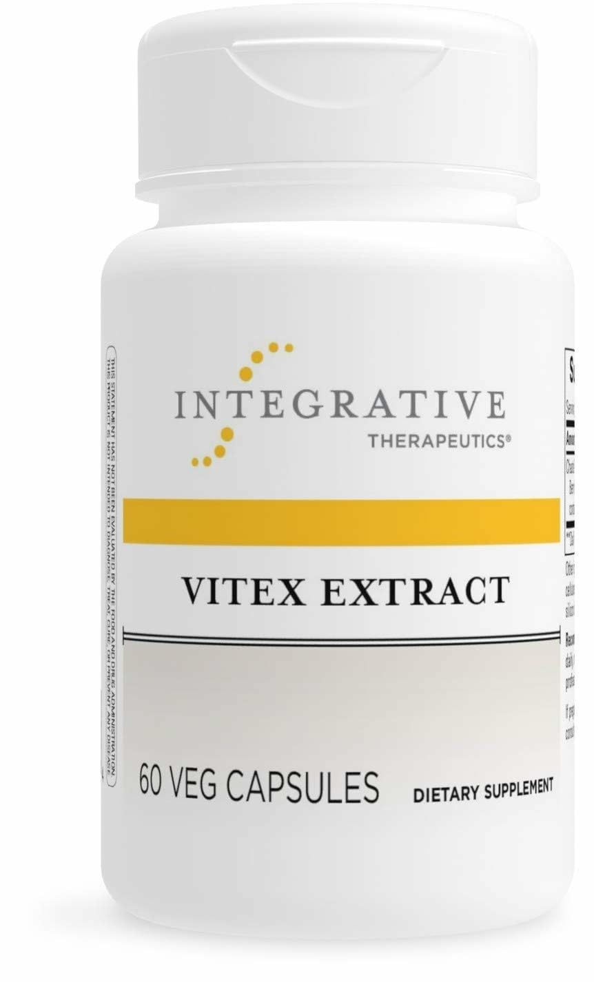 Integrative Therapeutics Vitex Extract - Period Care Supplement for Premenstrual Support* - Menstrual Supplement for Women* - Vegan, Gluten-Free & Dairy-Free - 60 Capsules (60 Servings)