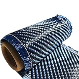 4' x 25 FT - Kevlar FABRIC-2x2 Twill WEAVE-3K/240g (Blue)