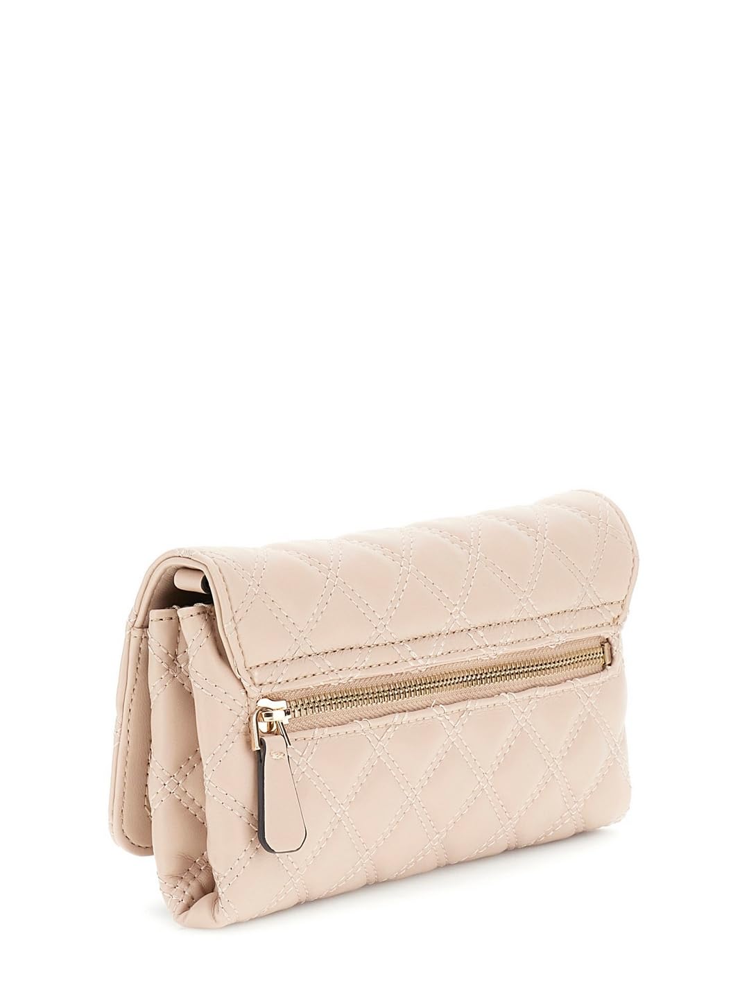 GUESS Giully Mini Xbody Flap Organizer Light Beige