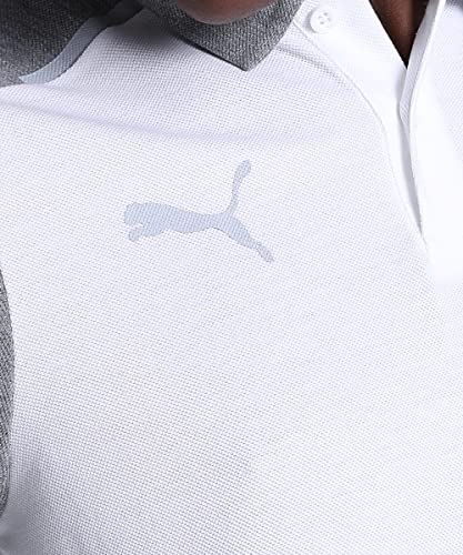 Image of Puma Men Cotton Solid Regular Fit T-Shirt