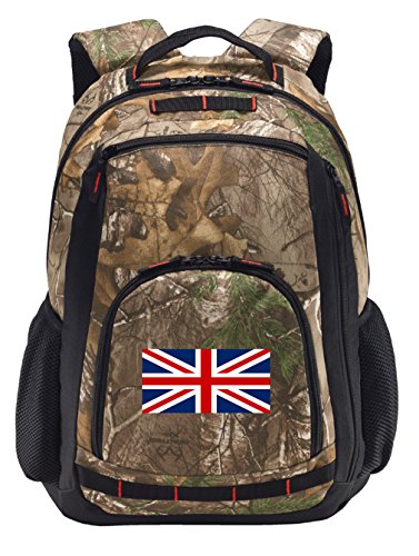 Broad Bay UK Flag Camo Backpack with Laptop Section