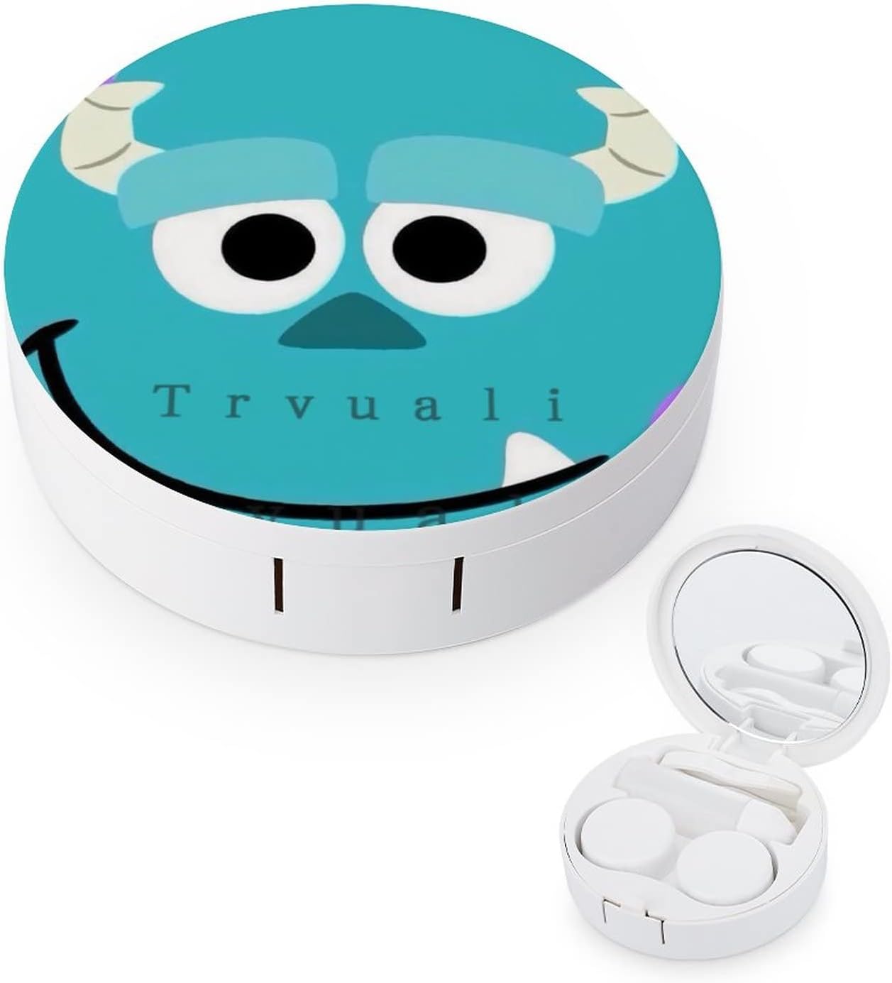 モンスターズインク サリー コンタクトレンズケース 鏡付き 保存液 洗浄液 容器 軽量 旅行 出張 携帯便利 おしゃれ かわいい 人気 グッズ キャラクター 一番の モンスターズインク サリー コンタクトレンズケース 鏡付き 保存液 洗浄液 容器 軽量 旅行 出張 携帯便利 おしゃれ かわいい 人気 グッズ キャラクター 一番の