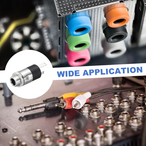 MECCANIXITY 5 Piezas Jack Audio 3.5mm Stereo TRS Hembra miniatura 5