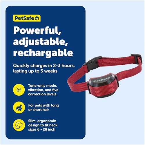 PetSafe Stay & Play Wireless Fence Receive Collar for Stubborn Dogs - Rechargeable & Waterproof Receiver Collar with Quick Charge in 2-3 Hours - for Dogs 5lb+ - Image 5