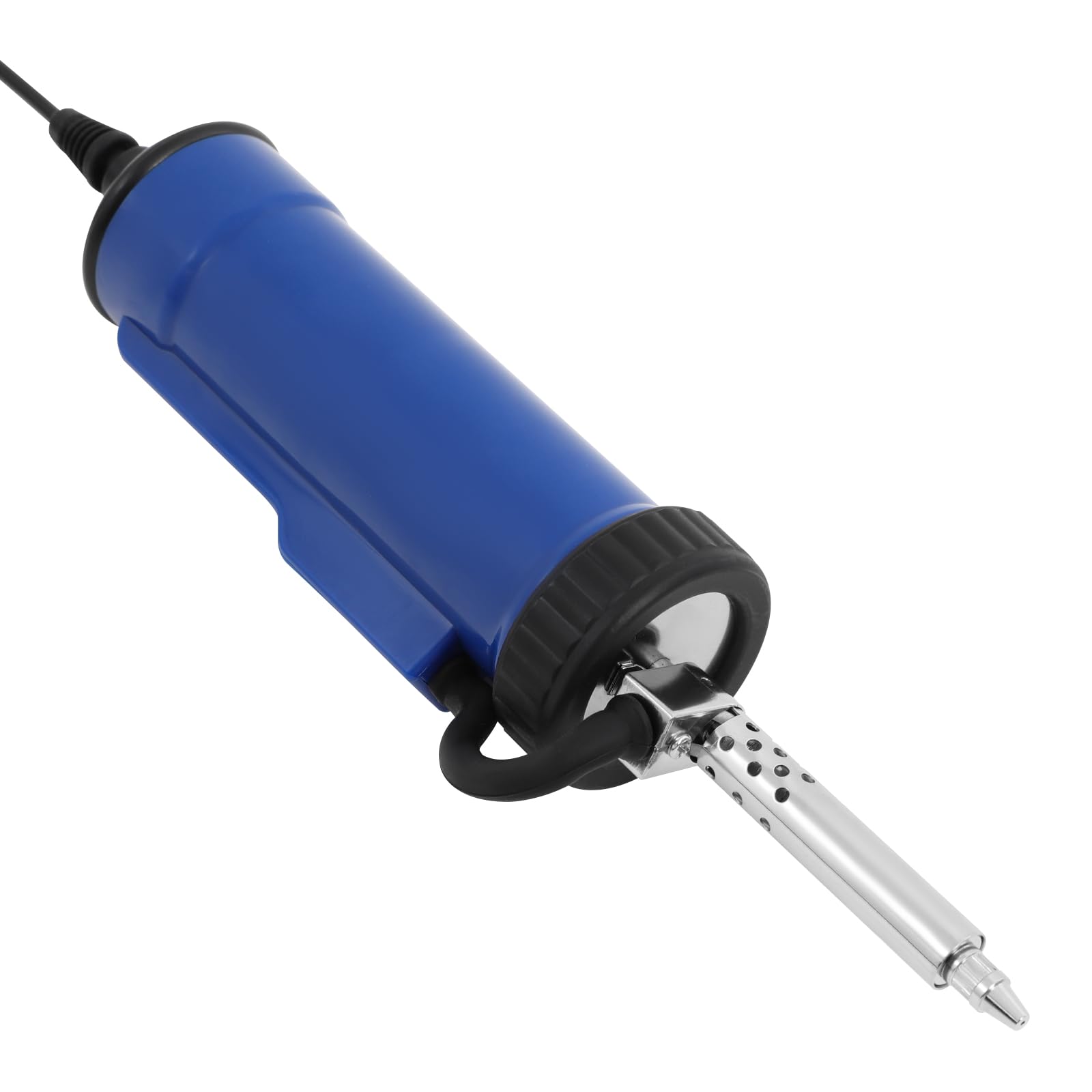 Bomba desoldadora 2 en 1, aspiración de estaño y calefacción, soldador, soldador, desoldador, desoldador, bomba de succión de estaño con 4 boquillas para desoldar (1 mm, 1,5 mm, 2 mm)